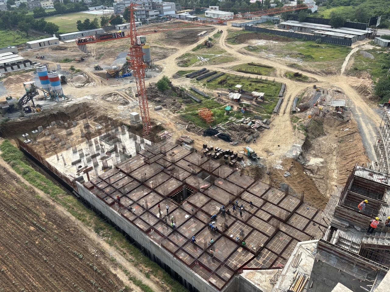 Cranes and foundations across the Infinite Spiritual Lifestyle site